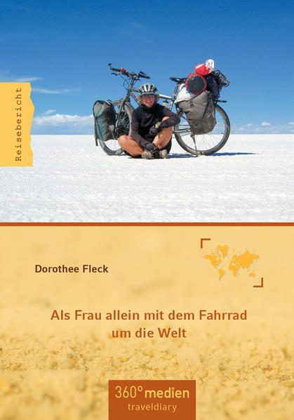 An einem Wintertag schwingt sich Dorothee Fleck auf ihr Fahrrad und beginnt eine spektakuläre Weltreise. Die alleinreisende Frau radelt innerhalb von 127 Wochen durch 26 Länder und legt dabei stolze 61.140 Kilometer zurück. Dorothee Fleck folgt auf ihrer Reise zunächst der Donau bis an das Schwarze Meer, fährt dann über Russland, die Mongolei, China und Südostasien nach Australien. Weiter geht es nach Südamerika, durch die Atacamawüste – für Dorothee ein interessanter, wenn auch unwirtlicher Ort. Ein besonders großer Schwarm an Schutzengeln scheint über der Autorin zu kreisen. In der Mongolei wird sie von einem betrunkenen Reiter beinahe mit dem Lasso eingefangen, in Irkutsk entdeckt sie einen Wolf und in China landet sie sogar im Gefängnis. In der Metropole Bangkok kollidiert sie mit einer Geländelimousine und in Indonesien überlebt sie die chaotischen Verkehrsbedingungen auf der Insel Java. Nachts in Chile spürt sie die Erschütterungen eines Erdbebens in ihrem Zelt und in Ecuador wird ihr beinahe ein Fahrraddiebstahl zum Verhängnis. Auf dieser spektakulären Reise lernt sie gastfreundliche Menschen kennen, taucht in fremde Kulturen ein und radelt jeden Tag einem neuen Abenteuer entgegen.