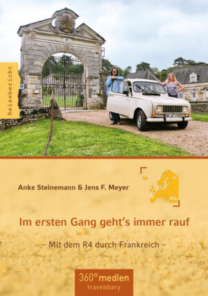 Anke Steinemann und Jens F. Meyer fahren mit dem Renault 4 auf den Routes départementales Tausende Kilometer durch Frankreich, immer der Nase nach, klassisch mit Michelin-Atlas an Bord und der Gewissheit, morgens nicht zu wissen,wo sie abends landen und schlafen werden. Sie treffen auf originelle Burgbesitzer, Pure-Butter-Bretonen und normannische Marmeladenzauberer. Sie entdecken den Eiffelturm in einem Vorgarten, hören die Sterne über einer Abtei knistern und stehen vor dem Tor zum Paradies für R4-Fahrer. Dabei bleiben sie stets ihrer Linie treu, sich auf den D-Straßen vom Zufall zu Zielen navigieren zu lassen, die in keinem anderen Reiseführer zu finden sind. Chambord kennt doch jeder! Aber was ist mit dem Käse von Mézilles, den Stufen von Sotteville und den Stielaugen von Putanges-Pont-Écrepin? Der R4, neben der „Ente“ die zweite französische Automobil-Ikone, dient ihnen als Türöffner auch in manches verschlossene französische Herz. 34 PS. 34 Kapitel. Tausende Eindrücke. Eine fröhliche, abenteuerliche, sinnliche Reise, witzig und wortgewandt in Form gegossen, von Poesie durchströmt und leidenschaftlich erzählt. Ein Reiseerlebnisbuch mit romanesken Zügen.