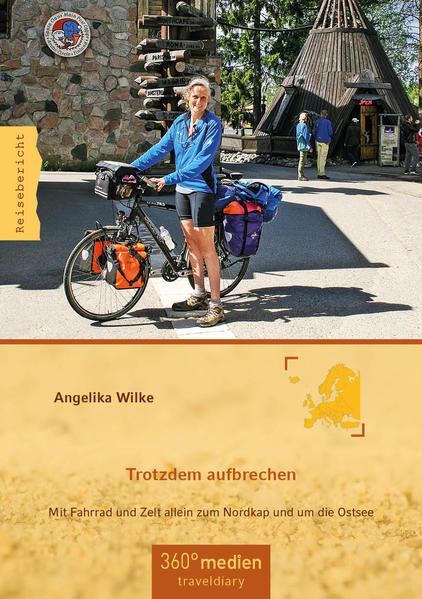 Mit Fahrrad und Zelt allein zum Nordkap und um die Ostsee Nur, wer wagt, gewinnt, sagt sich die Reiseschriftstellerin Angelika Wilke und radelt durch neun Länder zum Nordkap sowie zurück nach Süden – insgesamt fast 5400 Kilometer weit. Der Norden Europas lässt die Radnomadin seitdem nicht mehr los!