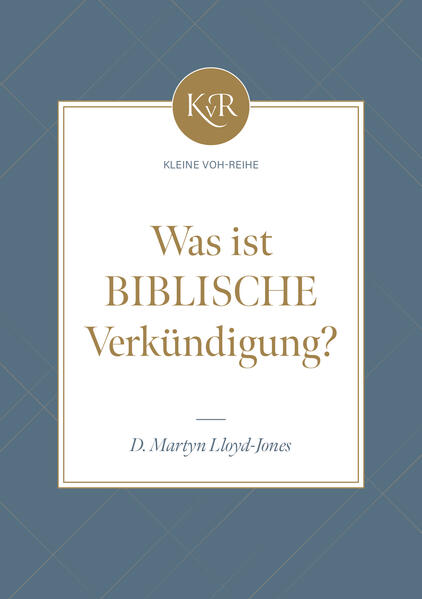 Wie kann mein Predigtdienst Gott am meisten verherrlichen und Sein Wort ehren? Von diesem Anliegen bewegt, legt D.M. Lloyd-Jones fünf Grundprinzipien für die Predigt der Heiligen Schrift dar. Er erklärt, was Predigen bedeutet, was gepredigt werden muss und welch einen Stellenwert das Predigen in der Gemeinde einnehmen sollte, wenn wir eine gesunde und bibeltreue Gemeinde sein wollen. D. Martyn Lloyd-Jones (1899-1981) war Pastor in der Westminster Chapel und Autor zahlreicher Bücher. Dazu zählen eine 14-bändige Auslegung des Römerbriefes (sowie zahlreiche weitere Auslegungen), »Die Predigt und der Prediger« und »Einig in Wahrheit«. »Das erste Ziel der Verkündigung des Evangeliums ist nicht, Menschen zu erretten, sondern Gott zu verherrlichen. Nichts anderes, so gut und so edel es in sich selbst sein mag, darf diesen ersten Platz einnehmen.«