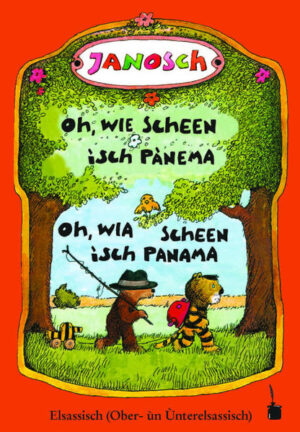 Die Edition Tintenfaß freut sich, den mit dem »Deutschen Jugendliteraturpreis« ausgezeichnete Kinderbuchklassiker von Janosch (Horst Eckert) »Oh, wie schön ist Panama« (1978) in mehreren Dialektausgaben vorlegen zu können. Hier zwei wunderschöne Übersetzungen in die beiden Hauptdialekte des Elsass. Zweifellos werden sich der kleine Bär und der kleine Tiger auch in diesen Mundartlandschaften wohlfühlen und sie zum »Land ihrer Träume« auserwählen.