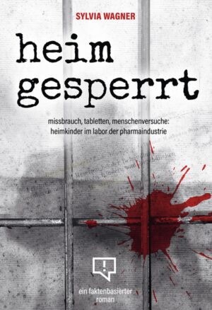 Hannah ist eine selbstbewusste Frau. Doch ihre Vergangenheit umgibt sie wie ein Nebel. Sie ist im Heim aufgewachsen. Erinnerungen an diese Zeit sind seltsam verwaschen, bis sie eines Tages andere ehemalige Heimkinder trifft. Sie erzählen von sexualisierter Gewalt, von Menschenversuchen, von Spritzen und Tabletten. War auch sie ein Opfer? Hannah stößt vor in die Geheimarchive der Pharmaindustrie und macht sich auf eine Suche, die weit über ihr eigenes Schicksal hinausgeht. Die Autorin Sylvia Wagner wuchs selbst in einem Heim auf. Mit ihren Recherchen zwang sie Politik, Behörden und Einrichtungen, nach Jahrzehnten der Ignoranz endlich den Medikamentenmissbrauch in deutschen Kinderheimen aufzuarbeiten. In dem Roman heimgesperrt erzählt sie ihre Geschichte und die vieler anderer Heimkinder. „Bis Anfang der 1970er Jahre wurden in Deutschland Medikamententests, unter anderem Impfstoffe und Psychopharmaka, an Heimkindern durchgeführt. Die Kinder und ihre Eltern wurden darüber nicht informiert. Behörden und Pharmaindustrie waren ebenso involviert wie ehemalige KZ-Ärzte [...]. Aufgedeckt hat den Skandal die Pharmazeutin Sylvia Wagner.“ Valerie Höhne - taz