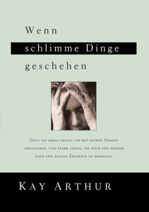 Beschreibung: Chaos, Tragödien, zerbrochene Beziehungen, Kriege, Katastrophen, Seuchen-die schlechten Nachrichten reißen nicht ab, doch in dem vorliegenden Buch nimmt uns die beliebte Bibellehrerin und Autorin Kay Arthur bei der Hand und führt uns durch den Text des Propheten Habakuk im Alten Testament. Seine Botschaft enthält nicht nur die Antworten auf diese Fragen, sondern hilft uns, Gott besser zu kennen und zu verstehen, damit wir ihn intensiver lieben können, egal, was in unserem Leben geschieht.