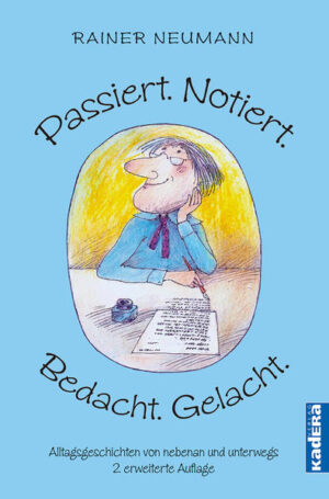 Vorwort zur erweiterten Neuauflage: Eine Neuauflage! Dabei hatte Rainer Neumann bei der ersten Auflage Bedenken, genug Leser für seine Alltagsbeobachtungen zu finden. Doch Freunde drängelten, und der Kadera-Verlag wollte den Geschichten gern eine Chance geben. Passen sie doch wie gerufen in unsere Zeit, die Aufatmen und Zuversicht benötigt. Bücher müssen sichtbar sein! Reisekaufmann Neumann mobilisierte für den Start seine Kontakte in der Kulturszene und lud zu Lesungen ein. Journalist Knut Terjung lobte: »Es ist feinsinnig und voller Zuneigung für Menschen.« Diese Einschätzung hat Substanz: Der Autor spendet sein Honorar an zwei Hamburger Projekte für Obdachlose. »Bei meinen Kontakten vor Ort habe ich erkannt, dass diese Unterstützung sehr wichtig ist. Auch der kleinste Beitrag tut Gutes.«