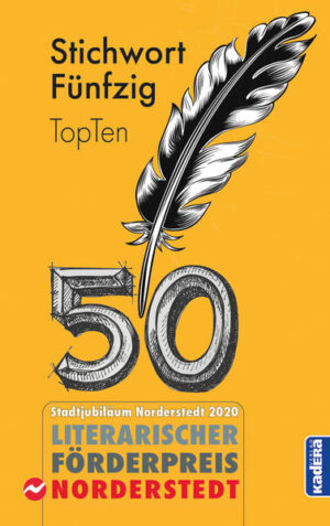 Auf Initiative der Norderstedter Autorin Ingrid Weißmann und ausgeschrieben von der Stadtbücherei Norderstedt, fand 2020 erstmalig ein Schreibwettbewerb um den Literarischen Förderpreis Norderstedt statt. - Das Thema »Fünfzig« lag zum Stadtjubiläum in der Luft, musste sich jedoch nicht auf Norderstedt beziehen. - Aus 44 anonymisierten Einsendungen nominierte die Jury die zehn besten Geschichten. Auf einer Leseveranstaltung wurden die »Top?Ten« der Geschichten von den Autorinnen und Autoren selbst gelesen und als vierte Auszeichnung ein Publikumspreis vergeben. Oberbürgermeisterin Elke Christina Roeder hatte die Schirmherrschaft übernommen und stellt in Aussicht, auch künftig einen Norderstedter Literaturpreis auszuloben. Dieses Buch zeigt den Leser und Leserinnen und Autoren auf die Zahl 50 reflektieren können. Viel Freude beim Lesen.