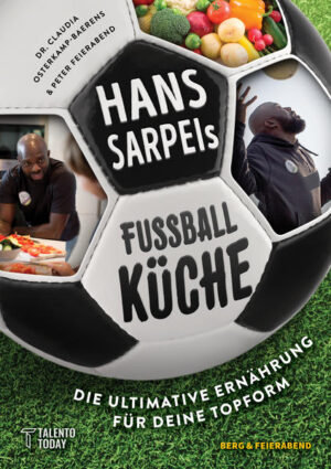 "Hans Sarpei's Fußballküche" ist der perfekte Ernährungs-Guide zur Förderung Deiner optimalen Leistung, ganz egal, ob Du ein engagierter Freizeit- oder Profifussballer bist. Du erfährst alles, was Du über Deine richtige Ernährung wissen mußt. Es geht um gesundes Essen, das auch wirklich gut schmeckt. Ein tolles Buch mit vielen Fotos und super leckeren Rezepten, die Spass machen beim gemeinsamen Kochen und die in Deinen Tagesablauf ohne großen Aufwand integriert werden können. - Hans Sarpei ist nicht einfach nur ein Name, Hans Sarpei ist eine Lebens(mittel)einstellung !