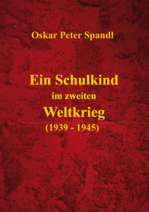 Oskar Peter Spandl ist 1934 in Regensburg geboren. 1943 ist sein Vater in Russland an vorderster Front gefallen. Die Kriegsjahre 1939 bis 1945 verbrachte er mit seiner Mutter und seinen drei jüngeren Schwestern in Dietldorf bei Kallmünz, Landkreis Burglangenfeld. Dort erlebte der zehnjährige Peter Kampfhandlungen der US-Armee. Nach Kriegsende kehrte Spandl nach Regensburg zurück. Nach seinem Studium der Erziehungswissenschaften, Psychologie, Humanbiologie und Zeitungswissenschaft arbeitete er an der Ludwig-Maximilians-Universität München, zuletzt als Akademischer Direktor. Nach seiner Promotion 1964 schrieb er 15 Fachbücher, mit Übersetzungen ins Italienische und Spanische.