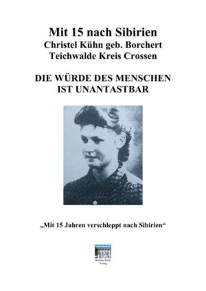 Dieses Medium ist auch als CD-ROM, DVD und Hörbuch erhältlich. Inhaltsverzeichnis Mit 15 Jahren nach Sibirien…………………………………….................................1 Die Würde, das Empfinden und das Leben eines Menschen…….......................29 „Mit 15 Jahren nach Sibirien“ Information……………………...............................30 DVD&CD-ROM…………………………………………………................................31 Zusätzliche wichtige Hinweise……………………………………...........................32 Gedichte von Christel Kühn „Mit 15 Jahren nach Sibirien“……...........................33 Gedichte „Heimatland“ und „Fremdes Land“…………………..............................34 Sie wollten sich doch alle ändern - Die Würde des Menschen…........................35 Eike Tolzien bei der Gestaltung des Gedenksteins………………........................37 Erinnerungskultur-Offener Brief…………………………………............................38 Bild von Christel Kühn mit 15 Jahren……………………………..........................39 Krieggefangenenpost von Christel Kühn………………………............................40 Zeitdokument zur DVD&CD-ROM……………………………...............................41 Zeitdokument von Eike - Jürgen Tolzien und Christel Kühn…............................42 Christel Kühn-Verfolgte des Stalinismus………………………............................43 „Von Stalin lernen, heißt siegen“ lernen……………………….............................44 Gedenkstein der Opfer des Stalinismus………………………….........................44 Einweihung des Gedenksteins - Text……………………………..........................45 Mahnmal der Opfer des Stalinismus……………………………...........................46 Schändung des Gedenksteins im Jahr 2012…………………….........................47 Mahnwache von Prof. Dr. Anneliese Löffler am Gedenkstein….........................47 Schön gestalteter Gedenkstein……………………………………........................48 Geschändeter Gedenkstein………………………………………..........................48 Anneliese Löffler vor dem neu gestalteten Gedenkstein……….........................49 Gedenkstein vor der Schändung………………………………….........................49 Anneliese Löffler - Aufstellung der Gedenktafel………………...........................50 Eike Tolzien - Gedenktafel am Gedenkstein aufgestellt………..........................50 Text der von hingestellter Gedenktafel - 11. Dezember 2015….........................52 Wir haben Sonnabend, den 16.11.2015!............................................................53 DVD&CD-ROM Cover mit Text………………………………................................54 Jeder Mensch hat das Recht……………………………………...........................55 83 Offener Brief an die politisch Verantwortlichen………………............................55 Schändung des Gedenksteins …………………………………….......................59 Autoren-Telegramm………………………………………………..........................60 Dokumente………………………………………………………….........................70 Christel Kühn 2003………………………………………………...........................81 Inhaltsverzeichnis……………………………………………….............................83 Buchwerbung……………………………………………………….........................85 CD- ROM…………………………………………………………............................91 Datenschutzhinweise………………………………………………........................92