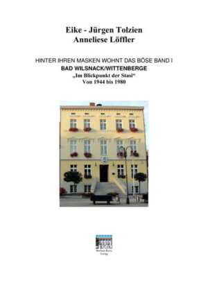 In Zusammenarbeit mit Anneliese Löffler entstand Band 1 „Hinter ihren Masken wohnt das Böse,“ Dieser Buchtitel wurde als Thema bewusst so ausgewählt. In dem Buch schildert ein Betroffener stellvertretend für viele andere, wie sie schon als Kind in die Mühlen der politischen Verfolgung geraten sind, ohne überhaupt etwas Unrechtes getan zu haben. Der Autor ist Jahrgang 1944 und er wächst als junger Mensch im geteilten Deutschland- in der DDR- auf. Seine politische Verfolgung beginnt im Zusammenhang mit dem 17. Juni 1953, als sein Vater politisch motiviert ins Zuchthaus nach Naumburg an der Saale kam und anschießend nach Bützow Dreibergen. Somit sah sich der Autor schon frühzeitig, wie andere Schüler ebenfalls politischen Repressalien ausgesetzt. Dies zieht sich wie ein roter Faden durch den ersten Band, und am Ende werden viele andere gleichfalls aus politischen Gründen inhaftiert wegen der Wahrnehmung von Freizügigkeiten und kamen ebenfalls in das Zuchthaus nach Bützow Dreibergen. Gegen all diese Ungerechtigkeiten leisteten einige friedlichen Widerstand in Wort und Schrift. Viele Menschen waren nicht bereit, sich dem Zwangssystem unterzuordnen, da es freiheitsliebende Menschen sind, und die Gerechtigkeit hatte bei ihnen stets einen hohen Wert. Es ist eine sehr bewegende Geschichte und zu erfahren, wie immer wieder von staatlicher Seite in alle Bereiche des persönlichen Lebens von Bürgern eingegriffen wurde, nach Begebenheiten in dem Orten Bad Wilsnack, Wittenberge und Perleberg. Und das betraf nicht nur ihn allein. Der Leser erfährt auch vieles, authentisch dargelegt, über den Alltag in der DDR und darüber, in welcher Zerrissenheit viele Menschen dort „leben“ mussten. Dieser erste Band ist ganz bewusst in dieser Form geschrieben, denn es ist ein gesellschaftliches Anliegen. Den Autoren es wichtig, sehr viele Mitmenschen in dem Buch mit auf den Weg zu nehmen und genau zu schildern, wie sich jeder einzelne gegenüber den anderen Menschen verhalten hat. Es gibt viel zu wenige Bücher über die Zeit von 1944 bis 1980. Dem schließen sich ein zweiter Band, von 1980 bis 1989, und ein dritter Band von 1990 bis heute an. Jede Diktatur ist ein großes Übel, sie macht vor nichts „Halt“, sie frisst die Seele auf, zerstört die Wünsche und Träume von Menschen, sie hüllt sich in einen Mantel, versucht den Willen des Menschen zu brechen. Dies wird von Personen gemacht, die oftmals nach außen hin ein freundliches Gesicht zeigen. Eben dies ist nur eine aufgesetzte Maske, denn hinter dieser Maske wohnt das Böse. Zwischen 1945 und 1989 gerieten folgende Menschen aus dem Amtsbereich von Bad Wilsnack/Perleberg (Prignitz) zu Unrecht in der DDR in die politische Haft bzw. wurden politisch verfolgt. Christel Kühn, geb. Borchert, Friedrich Schulze, Heinrich Hamke, Herbert Propfe, Wilhelm Tolzien, Wilhelm Heller, Eike Tolzien, Walter Dommer, Gerhard Klose, Eckhard Dröge, Siegfried Kahlert, Klaus Bieck, Eckhard Wiesner, Wilhelm Schulenburg, Herbert Wurach, R. Hecht, Fred Riebecke, Hans Brühahn, Karl Heinz Körner, Günter Howe. (Eintrag unter Einhaltung des Namens-und Datenschutzes). Quelle: Archiv „Berliner Kreis“ ,Aufarbeitung’. Das Buch befindet sich in der Nationalbibliothek in Frankfurt am Main und Leipzig. Der Eintrag-Ohne Bestand in der Nationalbibliothek ist unrichtig. Der Nationalbibliothek wird das Buch auch als Digitales Produkt im PDF-Format zugeschickt.