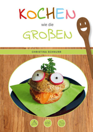 Kochen und Backen macht den allermeisten Kindern einen riesen Spaß. Dieses Kochbuch gibt eine für Kinder verständliche Anleitung zu vielen leckeren Gerichten und Snacks, wie Obstsalat, Burger, Müsliriegel oder Kartoffelsuppe - ganz einfach selbstgemacht. Am Anfang werden zunächst die Grundtechniken in der Küche mit Beispielrezepten erläutert. Die Rezepte sind in drei Kategorien (Kochlöffel) unterteilt, sodass Anfänger, Fortgeschrittene und Profis Freude haben. Zusätzlich finden sich an verschiedenen Stellen im Buch Tipps zur gesunden Ernährung. Viel Spaß beim Kochen!