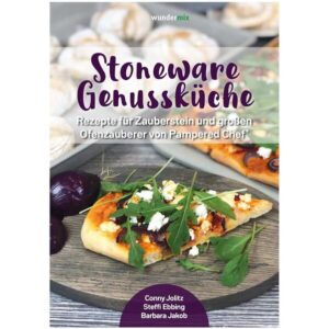 Der Zauberstein und der große Ofenzauberer gehören zu den beliebtesten Stoneware-Produkten von Pampered Chef®. Unsere Autorinnen Conny Jolitz, Steffi Ebbing und Barbara Jakob sind erfahrene Stoneware-Köchinnen und -Bäckerinnen. Sie konnten ihre Familien und Freunde schon oft mit ihren Gerichten begeistern. In diesem Heft verraten sie euch nun ihre 29 Lieblingsrezepte, die alle wunderbar und einfach mithilfe des Zaubersteins oder des großen Ofenzauberers gelingen. Die Rezeptvielfalt reicht dabei von Chicken Nuggets und Apfelchips, über Knäckebrot und Pfirsich-Flammkuchen bis hin zu Pizzaschnecken „Asia“ und Rhabarberkuchen mit Baiser. Außerdem erfahrt ihr in diesem 56-seitigen Rezeptheft wertvolle Tipps und Tricks im Umgang mit den Stoneware-Produkten von Pampered Chef®. Übrigens: Für die Zubereitung mit dem Thermomix® findet ihr bei vielen Rezepten auch entsprechende Anweisungen zum Zerkleinern, Verrühren oder Kneten. Format: A5 | Seiten: 56 | Druck: Klimaneutral in Deutschland.