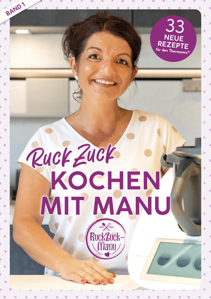 Köstliche Gerichte - RUCKZUCK fertig! Keine Zeit, aber riesigen Hunger? Das kenne ich! Ich heiße schließlich nicht umsonst RUCKZUCK-Manu! Mit deinem Thermomix und meinen Rezeptideen geht das Kochen zum Glück ganz schnell. In meinem ersten Büchlein findest du 33 köstliche Gerichte, die du total easy zu Hause nachmachen kannst. Ob geniale Pasta, luftige Brote, knackige Salate oder verführerische Desserts: Da ist garantiert für jeden Geschmack das Richtige dabei! Hier kommt mein RuckZuck-Manu-Versprechen für dich: Ich habe alle Gerichte mehrfach ausprobiert und, wo nötig, nachgebessert - so kannst du dir sicher sein, dass auch jedes Rezept wirklich funktioniert. Viel Spaß und guten Appetit! Format: A5 | Seiten: 66 | Druck: Klimaneutral in Deutschland.