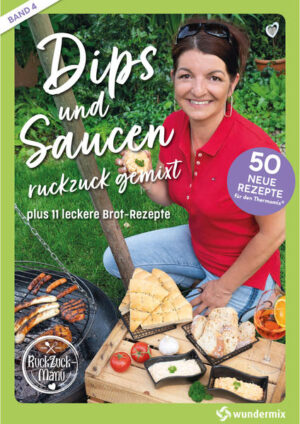 Wovon kannst du beim Picknicken und Grillen nicht genug haben? Richtig: Dips, Aufstriche und Saucen in verschiedenen Zusammenstellungen und Variationen. Ob zu Brot, Fleisch, Gemüse oder Fisch - ein guter Dip ist unverzichtbar! Warum kaufen, wenn du sie so einfach selbst machen kannst? Da es unendliche Möglichkeiten gibt, Dips und Aufstriche sowie Saucen zuzubereiten, möchte ich dir die besten Rezepte nicht vorenthalten. Und weil es so gut dazu passt, gibt es direkt elf leckere Brot-Rezepte on top! Probiere doch gleich mal eins, zwei, drei oder auch alle aus und überzeuge damit jeden Gast auf deiner nächsten Grillparty oder beim gemütlichen Picknick! Format: A5 | Seiten: 66 | Druck: Klimaneutral in Deutschland.