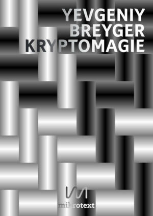 Kleine süße Cryptopoems. Yevgeniy Breyger wird in Gedanken an digitale Kunst sentimental und sucht Beziehungen zwischen Reproduzierbarkeit und Originalität. In 20 Gedichten, als 20 Individuen mit Charakter und persönlicher Geschichte ergründet er die Bedingungen von Zärtlichkeit, von Erinnern und Vergessen und das Hinterlassen menschlicher Spuren in fragiler Landschaft. In bildhafter, aber karger reduzierter Sprache lehnt er sich dabei an neuste Formen digitaler Kunst an und schafft dabei ein eigenes Kunstwerk aus 20 Teilen, das sich mal mehr, mal weniger bereitwillig zum Psychogramm der Gesellschaft zusammenfügt. „Die Kunst von Yevgeniy Breyger liegt in der Körperlichkeit seiner Gedichte und wie sie sich durch die Sprachregister, die er zieht, vermittelt.“ Insa Wilke „Breygers Sprache ist von Zärtlichkeit geprägt, sie ist auch zärtlich gegenüber furchterregenden Inhalten.“ Verena Stauffer