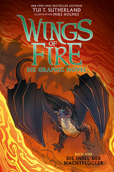 Die Wings of Fire Graphic Novel Reihe geht mit Band 4 im März 2022 weiter! Im Schatten braut sich Ärger zusammen. . . Als Starflight von seinem eigenen Stamm entführt wird, hofft er, zumindest einige der lang gehegten NightWing- Geheimnisse zu entdecken welche magischen Kräfte sie wirklich haben, mit wem sie im Krieg verbündet sind und wo sie gelebt haben. Aber die Wahrheit über Starflights Stamm ist schrecklicher, als er sich jemals vorgestellt hat: Die NightWings leben nicht nur an einem dunklen, elenden Ort, sondern haben dort auch mehrere unschuldige RainWings eingesperrt. Gestrandet und allein will Starflight nur zu seinen Freunden zurückkehren. Aber das Schicksal zweier Königreiche liegt jetzt in seinen Klauen, und da ihn niemand retten kann, muss Starflight einen Weg finden, mutig zu sein . . . bevor es zu spät ist.