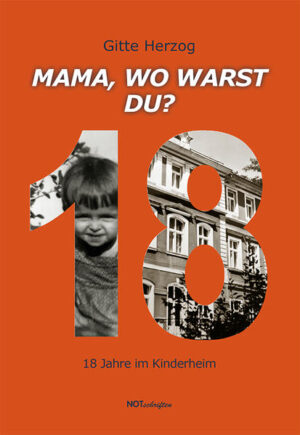 Gitte Herzog beschreibt ihre ersten 18 Lebensjahre, die sie nicht zu Hause, sondern in Kinderheimen der DDR verbracht hat. Sie gibt einen authentischen Einblick in das Heimleben, berichtet, was sie unterstützt hat und auch manchmal fast verzweifeln ließ. Gitte Herzog hat keinen Groll auf das Aufwachsen im Kinderheim, denn sie hat dort keine schlimmen Dinge erlebt. Sie schreibt dankbar über ihre Erzieher, ihre Heimkameraden, Freunde und Wegbegleiter, die sie unterstützten, ihre lange Zeit im Kinderheim angenehm zu gestalten. Die Sehnsucht nach ihrer Mutter und der eigenen Familie ist Teil der fesselnden Geschichte. Die Autorin möchte Kindern und Jugendlichen in Deutschland Mut machen und mit ihren Erlebnissen und Erfahrungen zeigen, dass sie trotz einer Erziehung fern des eigenen zu Hause später ein glückliches und erfülltes Leben führen können. Gitte Herzog, Jahrgang 1957, hat nach Abitur und Studium vier Jahre in einem Kinderheim als Erzieherin gearbeitet und anschließend als Jugendfürsorgerin im Referat Jugendhilfe der DDR in ihrer Heimatstadt Dresden. Ab 1990 war sie als Sozialpädagogin im Jugendamt der Stadt Dresden tätig, zuletzt von 2013 bis 2020 als Sachgebietsleiterin eines Allgemeinen Sozialen Dienstes in einem Dresdner Stadtbezirk. Nach 41 Berufsjahren befindet sie sich im Vorruhestand und ist weiterhin aktiv im Ehrenamt für Kinder, Jugendliche und Erwachsene tätig.