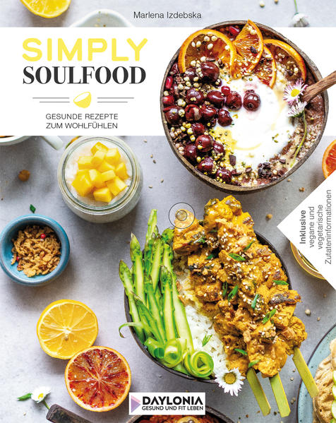 Mit den gesunden, glutenfreien und pflanzlich basierten Rezepten von „Simply Soulfood“ werden alle garantiert glücklich und satt. Entdecken Sie hier abwechslungsreiches Soulfood mit interessanten Zutateninformationen frei nach dem Motto: Cooking with love is food for the soul. Zu einem gesunden Lebensstil gehört ausgewogenes Essen - mit diesem Buch kommen Sie in den Genuss der veganen und vegetarischen Küche und haben dabei auch noch eine Menge Spaß beim Zubereiten. Die Must Haves für Genießer zum Wohlfühlen.