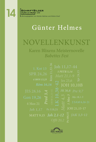 Novellenkunst. Karen Blixens Meisternovelle 'Babettes Fest' | Bundesamt für magische Wesen