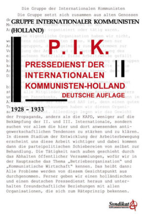 P.I.K. Pressedienst der Internationalen Kommunisten-Holland | Bundesamt für magische Wesen