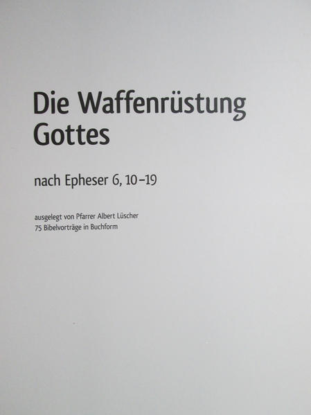 "Seid stark in dem HERRN" (Eph. 6,10)! Die Worte mit der Wurzel ausgraben, das ist Literatur! So sagte einer der größten Schriftsteller des 19. Jahrhunderts, Tucholsky. Wie viel mehr gilt das dann für die ewigen Wahrheiten GOTTES! Denn JESUS sagt ja: "Himmel und Erde werden vergehen, aber Meine Worte werden nicht vergehen" (Luk. 21,33). Die absolute Grundlage, um stark in dem HERRN zu werden, ist das Erleben und Wissen um das, was die Rechtfertigung durch den Glauben ist.