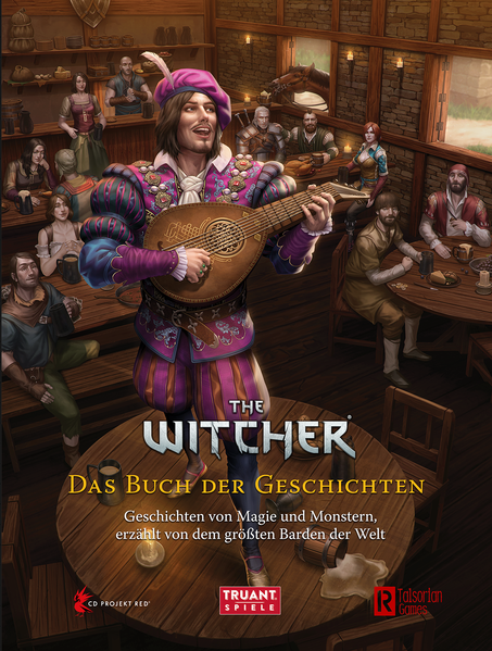 Erlebe Abenteuer in der Welt von The Witcher, decke ihre Geheimnisse auf, töte ihre Monster und erwecke ihre Geschichten zum Leben, so wie sie der berühmte Barde Rittersporn wahrheitsgetreu berichtet. In diesem Buch reist du von den kalten Bergen von Kovir bis zur weinreichen Region von Toussaint in Nilfgaard und triffst unterwegs interessante Charaktere, die hinter jeder Ecke eine Intrige spinnen. Das Buch der Geschichten ist eine Erweiterung für das The Witcher Pen & Paper- Rollenspiel. Es enthält sechs Abenteuer, die sich über den ganzen Kontinent erstrecken, komplett mit neuen Monstern, Spielerinhalten und hilfreichen Karten. Sie können zu einer größeren Kampagne zusammengefasst werden. Enthält: 6 Abenteuer Erlebe Geschichten auf dem gesamten Kontinent, darunter ein mysteriöser Mord im Herzen von Berg Carbon, aufregende Kämpfe in der Claremont- Arena und spannende Ermittlungen im nebelverhangenen Erlenwald. Neue Spielerinhalte Erweitere dein Spiel mit neuen Waffen, Zaubersprüchen und drei neuen spielbaren Völkern: Gnome, Vran und Bobolaks. Eine zusammenhängende Kampagne Nimm deine Spieler mit auf eine Reise über den Kontinent, indem du alle sechs Abenteuer zu einer länderübergreifenden Kampagne verbindest.