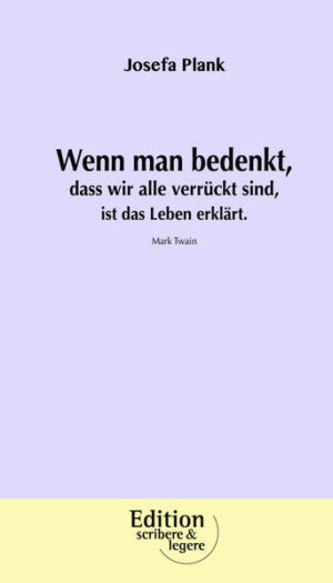 Das vorliegende Buch ist in mehr als nur einer Hinsicht ungewöhnlich, kein Roman, sondern ein Tatsachenbericht. Dieser beschreibt die sogenannte unglückliche Liebe einer Frau zu einem Mann, die beide beziehungsgestört sind. Erzählt wird, wie sich beider Störung während der vier Jahre ihrer Beziehung immer wieder leidvoll bemerkbar macht. Im Grunde ist es die Erfahrung ungezählter Frauen und Männer jeden Alters, und die Autorin versucht, solcherart Betroffenen jenes psychologische Verständnis ihrer Situa-tion zu vermitteln, das ihr selbst sehr geholfen hat.