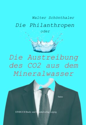 „Wettbewerb ist etwas für Verlierer. Unsere Mission ist die Schaffung von Monopolen durch öffentlich-private Partnerschaften“ meldet Ludius, der CEO des milliarden-schweren Stakeholder-Konzerns. Ludius will die letzte unabhängige Mineralwasserquelle des Landes aufkaufen, um den Wettbewerb für Wasser, das elementarste Lebensmittel der Welt, auszuschalten und um das Wasser vom „schädlichen“ Kohlendioxid zu befreien. Das Klima soll vor den Menschen gerettet werden, indem es die Menschen vom Egoismus der Marktwirtschaft zur Solidarität der öffentlich-privaten Partnerschaften führt. Diese letzte private Mineralwasserquelle, die sich diesem Plan entgegenstellt, ist die Mineralwasserfabrik in Striessnig, die sich seit einem Jahrhundert im Familienbesitz befindet. Dissenbach, der Geschäftsführer der Striessniger Wasserquelle kämpft gegen die feindliche Übernahme durch die Finanzheuschrecke. „Die Philanthropen“ ist eine Satire in Romanform, irritierend und bedrückend erheiternd, zum Nachdenken und Schmunzeln, geschrieben von jemandem, der jahrzehntelang in Top-Positionen von Markenartikel-Unternehmen gearbeitet hat.