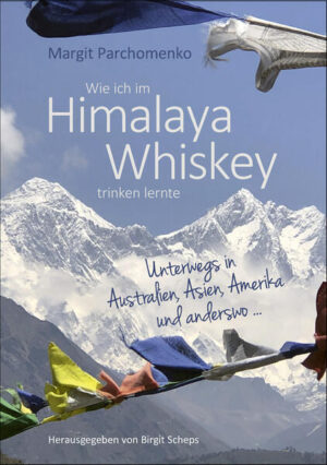 In unterhaltsamen Reportagen verknüpft das Reisebuch „Wie ich im Himalaya Whiskey trinken lernte - Unterwegs in Australien, Asien, Amerika und anderswo …“ der Journalistin Margit Parchomenko, herausgegeben von der Ethnologin Dr. Birgit Scheps, persönliche Erlebnisse zwischen 1990 und 2021 mit Zeitkolorit. Kommen Sie einfach mit: zum Tangotanzen nach Buenos Aires, in den Himalaya und in ein nepalesisches Waisenhaus, auf einen Zug in den ecuadorianischen Anden, in einen jordanischen Schönheitssalon, ins Pariser Rotlichtmilieu, auf eine Genusstour durch Patagonien, zum Jahreswechsel auf den Moses-Berg im Sinai - und zu den Ureinwohnern ins Outback.