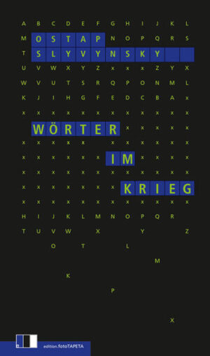 „Der Krieg verändert die Bedeutung von Wörtern“, schreibt der Autor über dieses Wörterbuch des Krieges. „Manche Bedeutungen werden stumpf, man muss sie schärfen wie ein Messer mit einem Schleifstein. Andere wiederum werden so scharf, dass man sie unmöglich betrachten kann.“ Jeder Eintrag ist das Fragment eines Monologs, „den ich gehört habe, oder den ich in diesen schweren Tagen noch hören werde.“ Die Fragmente hat Ostap Slyvynsky zunächst im Internet veröffentlicht Sein Wörterbuch erscheint auch in Druckausgaben auf Ukrainisch, Deutsch, Polnisch, Rumänisch, Tschechisch und Georgisch.