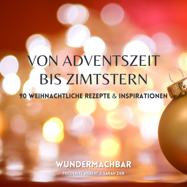 Lust auf eine originelle Weihnachtszeit, die von A wie Adventszeit bis Z wie Zimtstern reicht? In diesem Buch sind 90 weihnachtliche Rezepte, wunderbare Deko-Ideen und eine Playlist, die Geschmack, Abwechslung und Musik in die wohl romantischste Jahreszeit bringen, vereint. Stöbere durch die süßen Kategorien mit weihnachtlichen Naschereien, köstlichen Plätzchen und festlichen Desserts oder stelle dein Weihnachtsmenü aus zahlreichen Gerichten und passenden Getränken zusammen. Entdecke neue Rezepte für dich und überrasche deine Liebsten in der Advents- und Weihnachtszeit mit den leckersten Dingen! Für dich gehört basteln und dekorieren zu Weihnachten wie Plätzchen und Co.? Dann findest du bei den Deko-Ideen einfache Anleitungen, die dein Zuhause im Handumdrehen in einen Weihnachtstraum verwandeln. Freue dich auf jede Menge weihnachtliche Abwechslung mit feinen Zutaten!