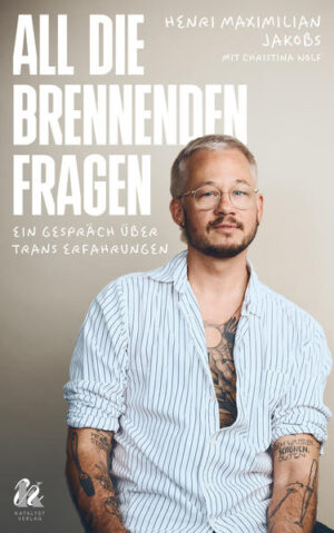 „All die brennenden Fragen" ist ein Buch über trans Realitäten. Offen, sachlich, verletzlich und klar spricht Henri Maximilian Jakobs mit Christina Wolf darüber, was es bedeutet, trans zu sein, und gibt Antworten auf all die brennenden Fragen rund um das Thema. Dabei erzählt Henri persönliche Anekdoten aus seinem Leben und seiner Transition und gibt Einblick in die Gefühlswelt von trans Menschen. Henri spricht über den kafkaesken Spießrutenlauf, den trans Menschen bewältigen müssen, um ihre Identität rechtlich und medizinisch angleichen zu können und lässt auch andere trans und nichtbinäre Menschen zu Wort kommen. „All die brennenden Fragen“ ist ein Gespräch unter besten Freund*innen, bei dem die Leser und Leserinnen mit am Tisch sitzen: authentisch, eindringlich und kurzweilig.