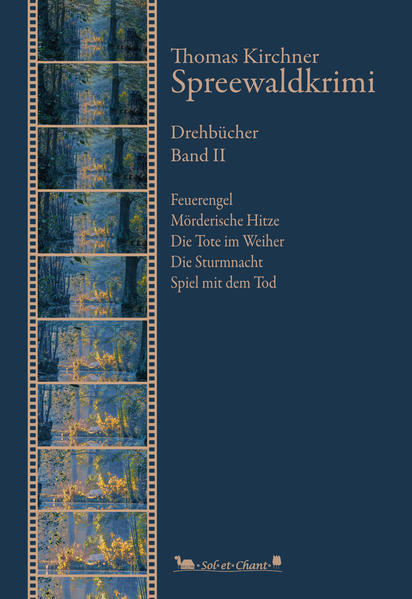 Mit diesem zweiten Band von Thomas Kirchners Spreewaldkrimis setzt der Verlag Sol et Chant die erfolgreiche Herausgabe der Drehbücher zu der bekannten ZDF-Filmreihe fort. Band II der Spreewaldkrimi-Drehbücher schließt chronologisch an Band I an und spinnt die Geschichten um Kommissar Krüger, die Gerichtsmedizinerin Marlene Seefeldt und den treuen Fichte um fünf Episoden weiter. Wie in der Reihe "Author's Cut" üblich, steht dabei wieder die ursprüngliche Vision des Drehbuchautors Thomas Kirchner im Zentrum, unabhängig davon ob sie in den Verfilmungen umgesetzt werden konnte oder nicht. So hält auch der zweite Band der Spreewaldkrimi-Drehbücher selbst für Kenner der Reihe wieder etliche Überraschungen parat. Aus dem Vorwort: "Drehbücher in Buchform zu lesen ist in Zeiten von Computer und Internet ein besonders schöner Anachronismus. Mir fällt keine andere Fernsehfilmreihe hierzulande ein, die sich besser dafür eignen würde, in dieser sinnlich-haptischen Form rezipiert zu werden." Rainer Tittelbach - tittelbach.tv - der fernsehfilm-beobachter In der Presse: "Doch in der Regel sind Drehbücher nur Arbeitsgrundlagen ... Es sei denn, der Drehbuchautor ist selbst ein expressiver Geschichtenerzähler. So wie Thomas Kirchner, der die Drehbücher für die im ZDF seit 2006 ausgestrahlten Spreewaldkrimis schrieb, in denen nicht nur der Schauplatz etwas Besonderes ist. ... denn der Spreewald ist bei Kirchner nicht nur Kulisse und romantische Zutat oder verpflichtender Drehort wie in vielen Abendkrimiserien aus regionalen Funkhäusern. Es ist auch ein prägnantes Stück Osten, der hier nicht nur als exotische Zutat auftaucht, sondern als Erzählstoff." Ralf Julke - Leipziger Zeitung