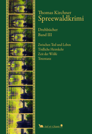 Mit diesem Buch liegt nun auch der dritte und finale Band der Spreewaldkrimi-Drehbücher von Thomas Kirchner um den schweig-samen Kommissar Krüger vor. Wie schon in den ersten beiden Bänden hat Kirchner dabei wieder - ganz im Sinne der Reihe „Author’s Cut“ bei Sol et Chant - von der Freiheit Gebrauch gemacht, von den Filmver-sionen der hier versammelten vier Krimis abzuweichen und seine von den Rahmenbedingungen eines Filmdrehs unabhängige Version der Geschichten vorzulegen. Die Drehbücher der von Kirchner 2006 entworfenen und bis zu seinem Ausstieg im Jahr 2020 alleine verfassten Krimireihe beschließen sowohl ein in der deutschen Fernsehgeschichte vielleicht einmaliges - und höchst erfolgreiches - Projekt einer autor-zentrierten Filmreihe als auch die Herausgabe der zugehörigen Drehbücher. Die Bedeutung der „Spreewaldkrimis“ reicht dabei weit über das Verschriftlichen von Fernsehfilmen hinaus, wie Ralf Julke in der Leipziger Zeitung hervorgehoben hat. Die Spreewaldkrimi-Drehbücher stellten vielmehr herausragendes Material zum Verständnis Ost-deutschlands und seiner vielfach erlebten Umbrüche seit der Wende dar und seien somit als ein Schlüsselwerk zur innerdeutschen Verständigung zu lesen. - Ganz im Sinne des Verlags, Filme in ihrer kulturell eher unterbewerteten Rolle allen Interessierten in Buchform verfügbar zu machen. "Nun liegen also die ersten dreizehn Spreewaldkrimis in drei Bänden vor - nicht als DVD (...) sondern greifbar, nachlesbar, wortgetreu. Die Geschichten und Figuren von Thomas Kirchner haben aus dem flüchtigen Medium Film den Weg in das haptische Reich der Bücher gefunden. Eine erstaunliche und beeindruckende Reise, die Respekt, ja Hochachtung verdient." Pit Rampelt - ZDF-Redakteur