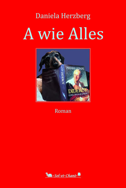 Mo liebt D. Und D liebt A. Und doch sind sie Freundinnen. Da ist die Ruine, aus der ein Zuhause werden soll. Und Mo, die Diderot-Expertin, erkrankt an einem Hirntumor. Alles ist versammelt für eine große Tragödie. Doch alles kommt - nein: alles ist! - ganz anders. Denn die Geschichte wird erzählt von Drago, einem Dackel, dem diese Menschen sein Rudel sind. Von Drago, dessen Gedanken nur ganz selten ins Morgen und nicht häufiger in die Vergangenheit schweifen. Von Drago, der sich im Schilf versteckt, um keine Dachse anzulocken, und der davon träumt, in Hirschgulasch zu baden. Und der Mos Diderot nacheifert und eine Enzyklopädie des Dackelwissens verfasst. Dieser Drago erzählt. Und in seinen Worten gibt es keine Schwere mehr zwischen den Menschen. Alles Tragische wird schwerelos angesichts des Glücks der Gegenwart - mag Mo auch irgendwann riechen „wie ein Reh, das sich im Stacheldraht verfangen hat“. Daniela Herzberg hat ein Buch geschrieben, das uns lehren kann, unsere Gedanken über Leben und Tod und uns selbst zu entwirren. Ein Buch so voll Glück wie ein spielender Hund. Natürlich ist „A wie Alles“ ein Hundebuch. Es wird ja von einem Dackel erzählt. Und dann kommt auch noch die teleskopbeinige „Socke“ dazu. Das macht dann schon zwei. Man kann aus diesem Roman also sehr viel über Hunde erfahren. Doch so einfach ist es nicht. Denn mehr als „Hunde“ sind diese Hunde Wesen, die unser Leben teilen. Vorurteilsfrei und ohne Grenze - weil Hunde nun einmal weder anders können noch anders wollen. Und natürlich ist „A wie Alles“ kein Hundebuch. Es wird ja vor allem die Geschichte dreier Frauen erzählt, die versuchen, ihren Weg durchs Leben zu finden, obwohl die Liebe, der Krebs und die Baufälligkeit ihres Zuhauses es ihnen nicht leicht machen in ihrem Dreieck. Doch so einfach ist es nicht. Denn dass ihre Geschichte schwerelos wird und sie nicht zusammenbrechen lässt, verdanken sie - im doppelten Sinn - der Gegenwart der Hunde. Hunde wissen, dass ein Zimmer, in das der See hineinleckt und in dem der Wald wächst, ein Wunder ist, selbst wenn es sich schwer sanieren lässt. Es sind wir selbst, die solche Wunder nicht erkennen. Und so ist „A wie Alles“ ganz einfach ein Buch über das Glück, das uns umgibt, wenn wir unser Leben teilen.