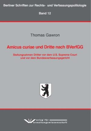 Amicus curiae und Dritte nach BVerfGG | Bundesamt für magische Wesen