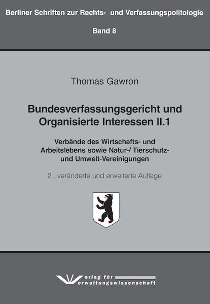 Bundesverfassungsgericht und Organisierte Interessen II.1 | Bundesamt für magische Wesen