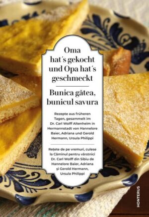 Zweisprachige Ausgabe (rumänisch/deutsch) Rezepte aus früheren Tagen, gesammelt im Dr. Carl Wolff Altenheim in Hermannstadt von Hannelore Baier, Adriana und Gerold Hermann, Ursula Philippi Retete de pe vremuri, culese la Caminul pentru vârstnici Dr. Carl Wolff din Sibiu de Hannelore Baier, Adriana si Gerold Hermann, Ursula Philippi Eine Premiere fand am Mittwochnachmittag, dem 14. Dezember 2022, im Dr. Carl-Wolff-Altenheim in Hermannstadt/Sibiu statt. Vorgestellt wurde ein Buch, dessen Protagonisten 21 Bewohnerinnen und 2 Bewohner des Heimes sind. Unter dem Titel „Oma hat´s gekocht und Opa hat´s geschmeckt“ sind Koch- und Backrezepte vereint, die von den Bewohnern mitgeteilt wurden. Vor dem Rezept jedoch ist die kurze Lebensgeschichte der Rezept-Mitteiler dargestellt. Das wiederum macht dieses Buch zu etwas Besonderem: Dargestellt wird auch der „der persönliche Bezug der Heimbewohner zum Rezept, zu ihrem Leben heute, gestern oder vorgestern“, wie es Mitherausgeber Gerold Hermann in seiner Ansprache sagte. Denn das Buch widerspiegelt „Schicksale eines langen Lebens in einem bewegten Jahrhundert“ und ist teilweise „auch ein kulinarischer Rückblick“: viele der Rezepte „sind einfach in der Not entstanden“ und ergaben dennoch ein schmackhaftes Essen, und können heute durchaus als „modern“ gelten, denn sie verwerten lokale Produkte und viel Gemüse, doch gibt es auch richtige Festtagsvarianten. Die Idee des Buches hatte Heimleiterin Ortrun Rhein auf der Suche nach einer kleinen Aufmerksamkeit, um Spendern und Sponsoren zu danken, gleichzeitig aber auch auf das Heim und seine Bewohner aufmerksam zu machen. Anhand der von ihr zusammengestellten Liste von möglichen Rezepte-Mitteilerinnen und -Mitteilern machten sich Adriana und Gerold Hermann sowie Hannelore Baier mit dem Notizblock zu den Bewohnern auf. Manche hatten ihre Koch- oder Backbücher ins Heim mitgebracht, einige ließen sie sich von den Töchtern nachliefern, manche der Heimbewohnerinnen kannten die Rezepte auswendig und diktierten sie oder erwarteten die „Reporter“ mit dem auf einen Zettel geschriebenen Rezept. Manche der Bewohnerinnen lieferten Tage nach dem „Interview“ weitere Details und Zubereitungsanleitungen nach. Ursula Philippi wiederum verbrachte einen Tag in der Heimkantine und schildert im Buch den dortigen „Alltag“, beschreibt aber auch die Festtagsmenüs und Feiern im Heim. Das Resultat ist ein schönes Bild von Bewohnerinnen und Bewohnern sowie ihren kulinarischen Gepflogenheiten. Das aus Worten geschaffene Bild musste durch Farben und Gestalten vervollkommnet werden. Auf Anraten des Designers Claudiu Popa, der das Layout im Honterus Verlag entwarf, wurde der Fotograf Ovidiu Matiu beauftragt, die Bewohnerinnen und Bewohner zu fotografieren. Heim-Buchhalterin Anca Drăghici, die einen kulinarischen Blog führt, und die Buchbeiträge-Verfasserinnen probierten alle Rezepte aus und bildeten sie ebenfalls ab. Heimbewohnerin Nadia Badrus wiederum übersetzte die deutschen Texte ins Rumänische, so dass ein farbenfrohes lesenswertes zweisprachiges Buch mit einer Reihe nachkochens- und nachbackenswerter Rezepte entstand. Bei der Buchvorstellung waren die Protagonisten und ihre Anverwandten zugegen sowie die Mitglieder des Dr. Carl-Wolff-Vereins. Sie alle erfreuten sich der in Form eines von Ursula Philippi verfassten Sketches von den Heimbewohnern Annemarie Lux und Gerhardt Giresch gebotenen „Werbung“ für das Buch. Im Anschluss konnten einige der im Buch enthaltenen Gerichte gekostet werden. Allgemeine Deutsche Zeitung für Rumänien