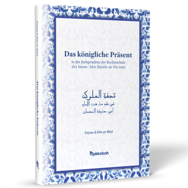 Tuḥfatu l-Mulūk ist ein merhfach kommentiertes kompaktes Werk zur hanafitischen Jurisprudenz, welches der Autor Zaynu d-Dīn ar-Rāzī (gest. 666/1268) in zehn Kapitel gliedernd verfasst hat. Diese sind die Kapitel der Reinheit, des Ritualgebets, der Zakat, des Fastens, der Pilgerfahrt, des Dschihad, der Jagd und Schlachttiere, des Verhassten, des Erbrechts sowie schließlich das Kapitel des Erwerbs des Lebensunterhaltes und der Anstandsregeln. Die vorliegende Übersetzungsarbeit dieses klassischen Textes wurde zudem mit etlichen Kommentaren und Hinweisen aus anerkannten hanafitischen Werken versehen, um der Leserschaft so ein möglichst korrektes Verständnis der Urteile dieser Rechtsschule zu vermitteln und die teilweise recht kurz gehaltenen Ausführungen des Imams darzulegen.