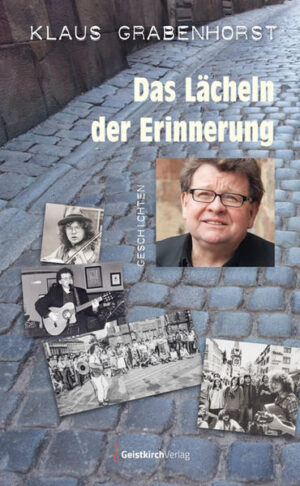 Seit 2010 ist der Erzählkünstler, Schauspieler und Sänger Klaus Grabenhorst (Stimme/Gitarre) auch mit seinen LITERATUR-LIVE-Programmen regelmäßig in Cafés, Friseursalons, Hutgeschäften, Buchläden, Stadtteilzentren und Büchereien zu sehen. »Das Lächeln der Erinnerung« mit Geschichten ist sein viertes Prosabuch, in dem es zu mancher neuer Begegnung mit alten Bekannten kommt: mit Homer, Bob Dylan, den Beatles, Leonard Cohen, Georges Brassens, Bulat Okudshawa, Walter Moßmann, Franz Kafka und den Märchen der Brüder Grimm.