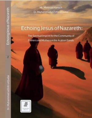The book "Echoing Jesus of Nazareth" highlights the collaborative efforts of Matthias Hänsch, a Christian from Germany, and Dr. Muhammad alZekri alQudai, a Sufi Muslim from Bahrain. Together, they explore the spiritual traditions of Christian monasticism and Sufism, emphasizing shared values and a universal quest for a better world. The book serves as an invitation to bridge religious and cultural divides, fostering cooperation and understanding in the face of global challenges. It encourages readers to embrace diversity, appreciate shared values, and work together for a world guided by love, compassion, and unity.