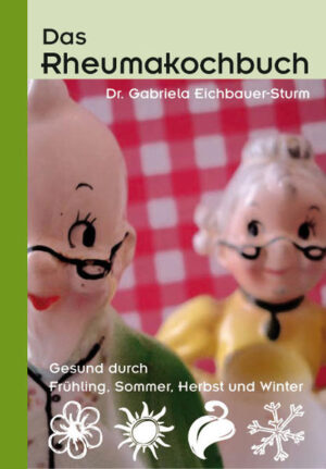 Was soll ich essen, Frau Doktor?“ Eine Frage, die mir in meinen langen Jahren als Rheumatologin praktisch täglich gestellt wird. Da ich um die Wichtigkeit gesunder Ernährung weiß, habe ich dieses Kochbuch geschrieben.Neben schmackhaften Rezepten, die der jeweiligen Jahreszeit angepasst sind, finden Sie auch wertvolle und verständliche Informationen zur Ernährung weit überdas Thema Rheuma hinaus. Frei nach dem Zitat von Virginia Woolf „Man kann nicht gut denken, gut lieben, gut schlafen, wennman nicht gut gegessen hat.“ wünsche ich Ihnen viel Freude beim Lesen, Nachkochen und Genießen. Ihre Dr. Gabriela Eichbauer-Sturm