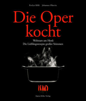 Gut gelaunt haben 64 Topstars der Oper aus 26 Nationen geschnitten, zerstückelt, geviertelt, vermengt, geknetet, gerührt, rotes oder weißes Fleisch, Fische, Gemüse, Früchte, Marzipan und Schokoladen zu wunderbar duftenden Lieblingsspeisen verarbeitet und ihr Kochtalent unter Beweis gestellt. Herausgekommen ist ein Kochbuch mit mehr als 600 Fotos, 64 persönlichen, handgeschriebenen Rezeptanleitungen in der Muttersprache der Opernstars, mit Antworten auf ihre Essgewohnheiten und Küchengeheimnisse, humorvollen Kochportraits, Fotos vom freudigen Zubereiten und den Weinempfehlungen der weltbesten Weinbauern zu jedem der Künstlerrezepte. Die Elite der Opernwelt bittet zu Tisch: Roberto ALAGNA, Fabio ARMILIATO, Lado ATANELI, Janina BAECHLE, Ekaterina BAKANOVA, Piotr BECZALA, Barbara BONNEY, Johan BOTHA, Lawrence BROWNLEE, Heidi BRUNNER, Joseph CALLEJA, José CARRERAS, Diana DAMRAU, Annette DASCH, Danielle DE NIESE, Angela DENOKE, Natalie DESSAY, Daniela DESSI, Joyce DI DONATO, Adrian ERÖD, Giuseppe FILIANOTI, Renée FLEMING, Juan Diego FLÓREZ, Barbara FRITTOLI, Ferruccio FURLANETTO, George GAGNIDZE, Elina GARANČA, Angela GHEORGHIU, Marcello GIORDANI, Thomas HAMPSON, Anja HARTEROS, Tamar IVERI, Vesselina KASAROVA, Jonas KAUFMANN, Simon KEENLYSIDE, Angelika KIRCHSCHLAGER, Adriana KUCEROVÁ, Aleksandra KURZAK, Salvatore LICITRA, Nino MACHAIDZE, Ambrogio MAESTRI, Peter MATTEI, Akiko NAKAJIMA, Anna NETREBKO, René PAPE, Adrianne PIECZONKA, Luca PISARONI, Matthias REXROTH , Kurt RYDL, Michael SCHADE, SHENYANG, Neil SHICOFF, Bo SKOVHUS, Nina STEMME, Krassimira STOYANOVA, Kurt STREIT, Bryn TERFEL, Rainer TROST, Natalia USHAKOVA, Juha UUSITALO, Ramón VARGAS, Deborah VOIGT, Anne Sofie VON OTTER und Markus WERBA.