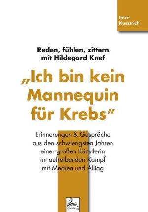 Erinnerungen & Gespra?che aus den schwierigsten Jahren einer großen Ku?nstlerin im aufreibenden Kampf mit Medien und Alltag Durch all die Jahre blieb ein Umzugskarton, prall gefu?llt mit Unterlagen aus einer der spannendsten Phasen meines Berufslebens, von mir unangetastet. Nun versetzt sein Inhalt, ausgebreitet auf einem großen Arbeitstisch, selbst mich in Erstaunen. Eng beschriebene, dicke Spiralblo?cke mit meinen Notizen u?ber Gespra?che mit Hildegard Knef. Sie wu?nschte den Verzicht auf Aufnahmegera?te, wann immer es mo?glich war.Hunderte auf IBM-Kugelkopf-Schreibmaschine getippte Seiten, korrekte Abschriften unserer Interviews fu?r die Zeitschrift BUNTE. Der urspru?ngliche Umfang solcher Materialien fu?llte nicht selten 30 und mehr Seiten. Dazu stapelweise lose Bla?tter mit meinen handschriftlichen Vermerken, Hinweise hinter ihrem Ru?cken aus ihrem Haushalt oder von ihr selbst bei unseren ha?ufigen Begegnungen. Beispiele: „Peru?cke, europ. Haar. 2.750 Mark“, „ziemlich entsetzt, nicht geschminkt“, „diese arme Frau hat seit sieben Jahren Schmerzen“ (eine der seltenen Informationen von Ehemann Paul von Schell zu mir im Fru?hjahr 1980), „. habe ich sie deswegen auf teure Schulen geschickt?“ (diese Bemerkung von Hildegard Knef bezog sich auf Christinas Beziehung zu ihrem spa?teren Ehemann), „American Express nichts mehr abgebucht“, „bo?ser Unterton“, „Riesenoberlippe“, „ruderte mit dem rechten Arm - vom US-Fernsehen abgeguckt“, „fu?nf Heiratsantra?ge“ (von einem sehr bekannten Berliner, der fu?r die Knef seine Position und seine Familie riskierte), „geweint, was aus Hilde geworden ist, die sich zu einem Clown entwickelt hat“ oder „die Knef nach Facelifting wie Klaus Kinski“ (Konkurrentinnen wie Evelyn Ku?nneke konnten schon giftig sein).Ich sammelte diese Details in all den Jahren, um diese Frau besser und besser zu verstehen. Unbestritten war sie eine der gro?ßten Ku?nstlerperso?nlichkeiten ihrer Zeit. Glu?cksverwo?hnt, schicksalsgepru?ft, was am ehesten in den eigenen Worten ihres optimistisch-ironischen Erkenntnislieds „Fu?r mich soll’s rote Rosen regnen“ zum Ausdruck kommt (noch mehr als 40 Jahre spa?ter, 2009, wird der Literaturkritiker Professor Dr. Hellmuth Karasek bekennen, dass er weinen muss, wenn er die Knef von ihren roten Rosen singen ho?rt). Allma?hlich erkannte ich die vermutlich allergro?ßte Leistung dieser von vielen unverstandenen Frau: die immense Anstrengung, die Familie zu erna?hren und fu?r ihre Tochter Christina noch lange ansehnlich zu bleiben - wa?hrend Krebserkrankung, Scheidungskrieg und Facelifting die Schlagzeilen der Boulevardpresse dominierten.Eine besondere Rolle spielte ein kleines Notizblatt mit dem Aufdruck HYATT HOTELS - dazu spa?ter mehr.Vor mir liegen aber auch Briefe Hildegard Knefs an mich, Tonbandkassetten, Fernschreiben - die fu?r vertragliche Vereinbarungen unerla?sslichen E-Mails der Siebziger und Achtziger Jahre.Ru?ckblickend betrachtet, war ich Verhandlungspartner, Interviewer, Road Manager, Ha?ndchen-Halter und Knef-Flu?sterer (dieser Begriff existierte vor 1995 natu?rlich nicht). Ohne Einschra?nkung betrachtete ich mich als ihren Dienstleister. Ich tat es begeistert. Ich arbeitete fu?r die Zeitschrift BUNTE. Ich organisierte fu?r die Autorin Knef Interviews und Reisen zu den Beru?hmtheiten dieser Welt. Ich unterbreitete ihr die Wu?nsche, Ideen und Auftra?ge der Redaktion. Ich ka?mpfte um die Termine. Ich handelte das Honorar mit ihr aus. (Ihr Vertrauen war grenzenlos. Ihre Naivita?t beru?hrend: „Imre, sage dem Chefredakteur, ich fordere eine Million Mark. Und du darfst mich dann herunterhandeln auf 750.000.“ Kein fu?r sie so typisches dro?hnendes Lachen hinterher.)Viele, viele Stunden lang war ich aber hauptsa?chlich ihr Zuho?rer. Wiederholt gewa?hrte sie mir Einblicke in ihr Leben, die sie jedem anderen Journalisten verwehrte. Von einigen mit mir dramaturgisch genau abge- sprochenen Vero?ffentlichungen aus meiner positiven Sichtweise versprach sie sich eine la?ngst u?berfa?llige Korrektur der vorherrschenden o?ffentlichen Meinung u?ber sie. Weil sie mir vertraute, blieb kaum eines der Themen, mit denen sie von anderen gequa?lt wurde, tabu. Das Facelifting. Ihre Medikamente. Die Ehe mit Paul von Schell. Die Finanzen. Die A?ngste. Die alles u?berstrahlende Wichtigkeit der Tochter Christina.Ein einziges Mal - wir sprachen u?ber ihren Kollegen Harald Juhnke - bat sie mit den Worten „Ich erza?hl’ dir das jetzt wirklich als Freund“ wohl um Diskretion. Ansonsten redete sie frei von der Leber weg. So ergab es sich, dass ich es war, der aus ihrem Munde Aussagen ho?ren durfte wie: „Ich bin kein Mannequin fu?r Krebs“ „Facelifting ist besser als Valium“ Und ich war es auch, der sie an einem Dezembertag des Jahres 1979vom 5-Sterne-Hotel „Palace“ in Lausanne in die Praxis des Scho?nheitschirurgen Dr. Rodolphe Mayer fahren durfte. Sie saß neben mir auf dem Beifahrersitz. Mein Buch ist ein unbedeutender, bescheidener Beitrag, die Erinnerungen und die Art und Weise, wie ich sie erleben durfte, mit anderen zu teilen.Ihre Handschrift habe ich stets vor Augen. Auf das faszinierende Gema?lde der Sommerwiese mit Christina schrieb sie rechts unten mit Kugelschreiber sieben Worte. Nur sechs sind lesbar: „Fu?r Imre - in Freundschaft (dann etwas Unentzifferbares) Hilde 1980.“Die ra?tselhaften Buchstaben lauten vermutlich „deine“. Ich lese sie als „immer“.