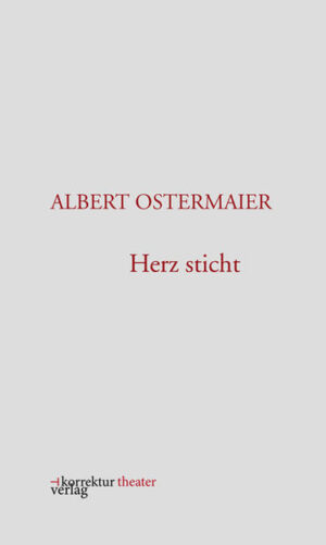 Albert Ostermaiers Stück Herz sticht, entstanden im Jahr 2014, ist eine Adaptation von Thomas Bernhards 1969 erschienenem Prosatext Watten. Ein Nachlaß. Der Titel bezeichnet ein in Süddeutschland sowie in den Alpenregionen weit verbreitetes Kartenspiel, an dem sich vier Personen beteiligen: Herz-König ist der höchste Trumpf in diesem Spiel, das sich angeblich von dem französischen 'va tout' (alles geht) ableitet, da es während der Feldzüge Napoleons entstanden sein soll. In Bernhards Prosa wird der Erzähler - er lebt in einer Baracke, nachdem er in Folge seiner Morphiumabhängigkeit seine Praxis schließen musste - regelmäßig von einem Fuhrmann aufgesucht, der ihn immer auffordert, wieder zum Watten ins Wirtshaus 'Racher' zu gehen, wo er zwanzig Jahre lang mit dem Lehrer Urban sowie dem Papiermacher Siller gespielt, diese Gewohnheit aber zwei Monate zuvor aufgegeben hat. Die Bezeichnung als 'Nachlaß' verweist auf die Konstruktion: Der Text ist angelegt als Antwort auf die briefliche Aufforderung des Mathematikers und Juristen F. Undt an einem Novembertag, ihm 'über mehrere Stunden andauernde Wahrnehmungen Ihrerseits des Tages zu berichten, der dem Tag, an welchem Sie diese Zeilen in die Hand bekommen haben, vorausgegangen ist'. Albert Ostermaier, geboren 1967, lebt in München. Er begann seine Autorenkarriere als Lyriker