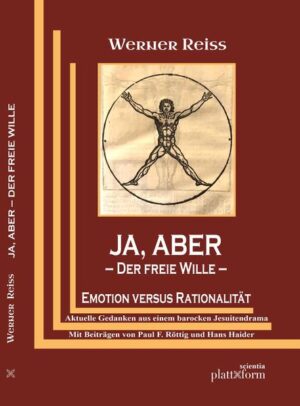 Willensfreiheit im Spannungsfeld von Emotion und Rationalität — dem geht Werner Reiss in dem Buch "JA, ABER — Der freie Wille — Emotion versus Realität . Aktuelle Gedanken aus einem barocken Jesuitendrama" nach. Wieviel Willensfreiheit kann ich mir und den anderen zumuten? Werner Reiss stellt das kleine Barockdrama "Die Bekehrung des Augustinus" von Franz Neumayr SJ in den Kontext früher Aufklärungwie heutiger Sozialphilosophie. Das Drama hat das letzte Wort.