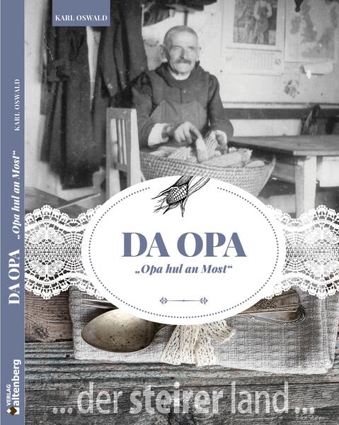 „Da Opa“ ist ein Koch- und Lesebuch, in dem uns Geschichten und Rezepte Einblicke in die Lebensweise unserer Eltern und Großeltern gewähren. Wenn es beispielsweise hieß: „Opa hul an Most“, wussten wir, dass das Essen oder die Jause am Tisch standen, sonntags natürlich besser und üppiger als unter der Woche. Vor dem Essen holte der Opa noch einen Krug Most aus dem Keller. Es war schön ihn zu begleiten, denn er wusste immer eine Geschichte zu erzählen. Dann drehte er den großen Schlüssel im Schloss, schob die schwere Holztür auf und ein Hauch von Kühle, verbunden mit dem Duft von Most und Brot, strömte einem entgegen. Die Fässer standen in Reih und Glied, darüber hing die Brotrem, in der ein Laib neben dem anderen lag. Es wurde gespeist und dann ein wenig geruht