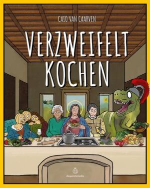 Bist du verzweifelt? Gut so! Denn genau dieses Buch ist perfekt für dich! Dein Leben läuft bereits nicht nach Plan. Warum sollte es beim Kochen anders sein? In diesem liebevoll gestalteten Meisterwerk findest du Mut zum Ausprobieren und eine gesunde Portion Selbstironie, um nach Bauchgefühl zu kochen und den trostlosen Alltag ein bisschen gelassener zu gestalten. So ein Kochbuch hast du noch nie gesehen: Über 500 Zeichnungen Eine Selbsthilfezentrale mit Tipps gegen Verzweiflung Eine Dating-Plattform für dein Gemüse Rezeptvideos ohne Schamgefühl Überraschungen auf jeder Seite Das weltbekannte "Salz von der Oma" Zumindest dein Gemüse hat Liebe verdient: Mit viel Leichtigkeit hilft dir "Verzweifelt Kochen" ganz beiläufig dabei, sowohl Lebensmittelverschwendung im eigenen Haushalt zu stoppen als auch vegetarische & vegane Rezepte zu zaubern, ohne dabei auf Geschmack oder Konsistenz zu verzichten. Und mit dem Kapitel "Gemüse-Dating" werden deine Zutaten glücklicher als je zuvor. Inhalt: Leben in den Griff bekommen Selbsthilfe in der Küche Drog-, ähm, Gewürze von der Oma Gemüse-Dating Salate für Dinosaurier Suppen für das kalte Herz deines/deiner Ex Marie Curry Reisen mit Reis Heilige Pasta Kosmische Quiche Küchenbegriffe, verzweifelt erklärt Warnung: Beim Lesen dieses Buches kann man das Zeitgefühl verlieren. Mahlzeit!