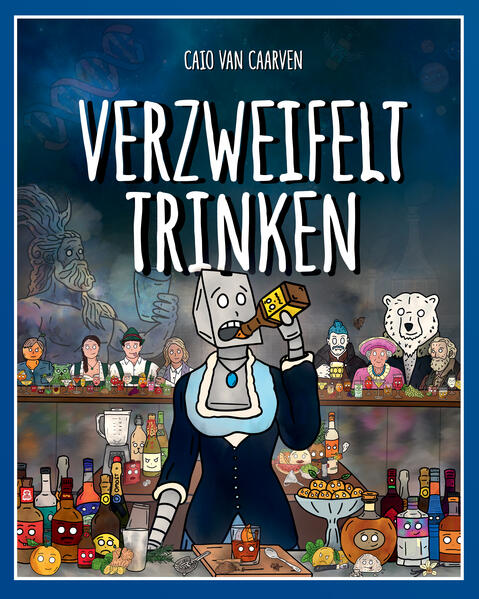 Stell dir vor, du reist zurück zum Urknall, doch statt Sterne und Planeten entdeckst du ein Universum voller Spirituosen, Cocktails und unerforschten Flüssigkeiten. Verzweifelt Trinken ist deine Eintrittskarte in eine außergewöhnliche Realität, in der Getränke auch Lebewesen sind, die sich verlieben, vermehren und anpassen können. ENTDECKE NEUE GETRÄNKE Begleite Charles Darwein, den berühmtesten Getränkeforscher aller Zeiten, auf seiner epischen Expedition und entdecke die Evolutionstheorie der Getränke, mit einer umfangreichen Sammlung aus über 80 klassischen und ausgefallenen Rezepten. Dabei wirst du die Wissenschaft hinter Drinks verstehen, deine Zutaten erforschen und neue Methoden meistern. LERNE VON DEN BESTEN Beginne dein Studium an der zauberhaften Universität Alkohoxford und lerne von legendären Professoren wie Orangela Merkel, Shakeira, Pablo Drinkasso, Nikeule Tesla und Geilileo Geililei. Ob es um die Einrichtung einer Heimbar, das Schütteln eines Cocktails oder die Herstellung von Sirups geht, dieses Buch bietet praktische Ratschläge, die sofort umgesetzt werden können. RETTE DIE NATUR Begib dich auf die Mission, die Artenvielfalt der Getränkewelt zu retten. Lerne, wie Zutaten miteinander interagieren, wie du Drinks nach Bauchgefühl “züchtest” und wie du aus einem halbleeren Kühlschrank neue Getränkespezies erschaffen und dabei die Artenvielfalt retten kannst. SO EIN TRINKBUCH HAST DU NOCH NIE GESEHEN “Verzweifelt Trinken” ist weit mehr als nur ein Cocktailbuch. Es ist ein lustiges Abenteuer durch die Artenvielfalt der Getränke, eine vollwertige Universitätsausbildung und eine Anleitung zur Rettung des Planeten - alles in einem. ÜBER 400 ILLUSTRATIONEN: Mit über 400 Zeichnungen und farbenfrohen Erzählungen ist dieses Buch ein visuelles Erlebnis, das weit über das normale Lesen hinausgeht. VISUELLE REZEPTE: Entdecke eine umfangreiche Sammlung von über 80 klassischen und außergewöhnlichen Getränken, von Omas Likörrezepten bis hin zu wilden Cocktails. PRAKTISCHE VIDEOS PER QR CODE: Nutze die beigefügten QR-Codes, um auf hilfreiche Rezeptvideos zuzugreifen. LIEST SICH WIE EIN ROMAN: Das ist kein Kochbuch, das man einmal aufschlägt und wieder am Bücherregal vergisst. Es enthält fesselnde Stories, die das Lernen zum Vergnügen machen. MIT LIEBE GEMACHT: Dieses Buch ist ein Kunstwerk, das mit viel Liebe zum Detail gestaltet wurde und auf jeder Seite neue Überraschungen bietet. DER AUTOR Caio van Caarven ist ohne Zweifel einer der authentischsten Künstler unserer Zeit. Er fand seine Berufung in der Küche, als er mit humorvoll-verzweifelten Kochvideos im Internet Berühmtheit erlangte. Diese Kochexperimente bildeten den Ausgangspunkt für sein erstes Buch „Verzweifelt Kochen“, das 2021 veröffentlicht und mit über 15.000 gedruckten Exemplaren ein heimlicher Erfolg wurde. Seine Bücher sind ein köstliches Menü aus Bildung und Unterhaltung, gewürzt mit viel Sarkasmus und garniert mit knackigen Videos, Geschichten und Illustrationen. Mit seinen Werken macht er das Lernen zum Genuss und hilft Tausenden Menschen dabei, ihren verzweifelten Alltag mit Freude und Gelassenheit zu meistern.