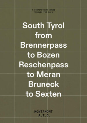 Alpine Modern or a bit of old Glitz. From hotels to chalets and rifugios. South Tyrol is where north and south, German and Italian, Alpine and Mediterranean all come together. We invite you on an extraordinary journey along pre-planned routes from the Brennero Pass to Bolzano, from the Resia pass to sunny Merano and along winding panoramic roads to the foot of the impressive Three Peaks. They are all genuine, honest places that we have the pleasure of presenting to you in this book. We will guide you to 45 of the best places the region has to offer.
