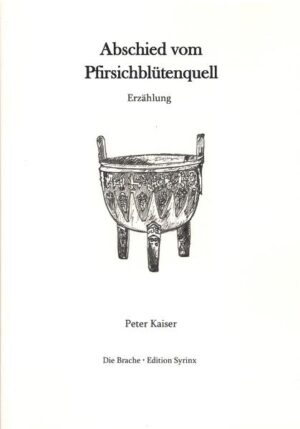 Paul Jost holt seine Vergangenheit ein. Der Lebemann wird durch seine Leidenschaft für chinesische Kunst in eine haarsträubende Geschichte verwickelt. Die Erzählung umkreist den Mythos vom Pfirsichblütenquell des Tao Yuanming. Ergänzt wird die Erzählung um Paul Jost durch die "Persönlichen Aufzeichnungen des Geographen Liu Ziqi über eine Expedition auf dem Yuan-Fluss im 17. Jahr der Periode Höchste Dynastie".